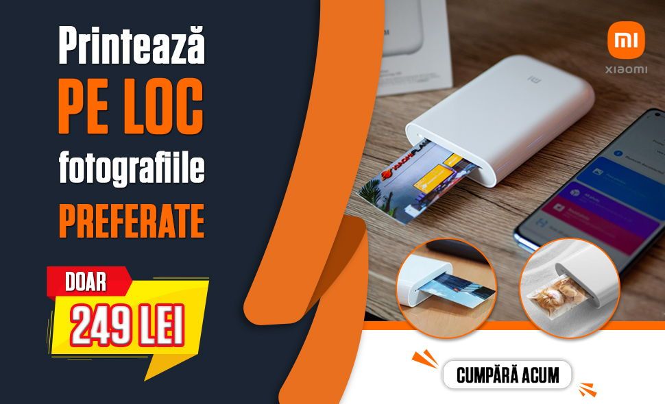Imprimanta portabila Xiaomi Mi Portable Photo Printer