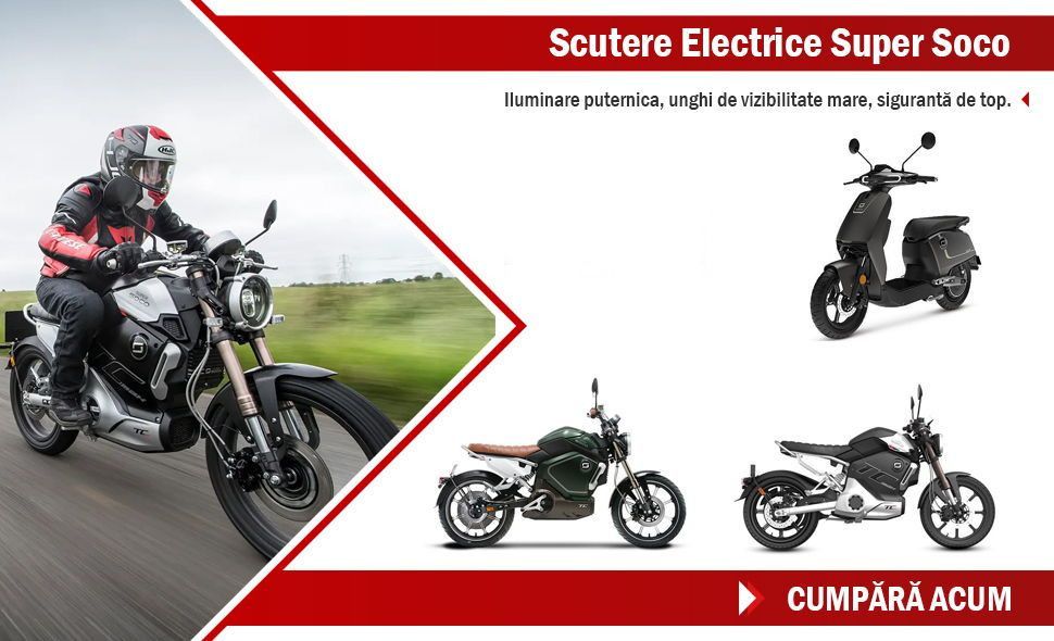 Motociclete si scuterele electrice Super SOCO