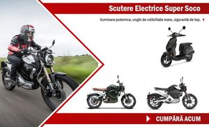 Motociclete si scuterele electrice Super SOCO