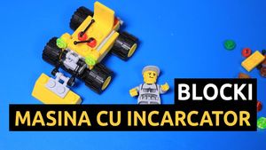 BLOCKI nr. KB6109 - Construim MASINA CU INCARCATOR, MY CITY