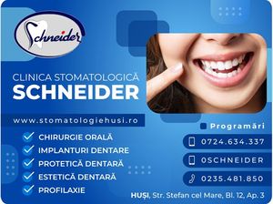 Implant Dentar prin Clinica stomatologica SCHNEIDER Husi