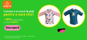 10%REDUCERE - Costume si accesorii de plaja BANZ - Empria.ro