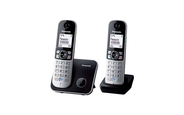 Telefon Panasonic Dect KX-TG6812FXB, Twin, 2 receptoare