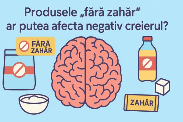 Produsele „fără zahăr” ar putea afecta negativ creierul?